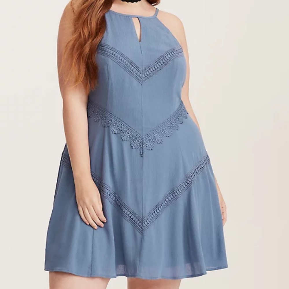 Torrid Cornflower Blue Dress Size 2x